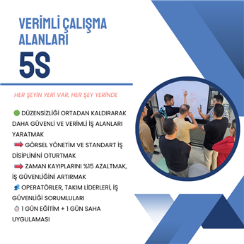 5S ile Verimli Çalışma Alanları Eğitimi